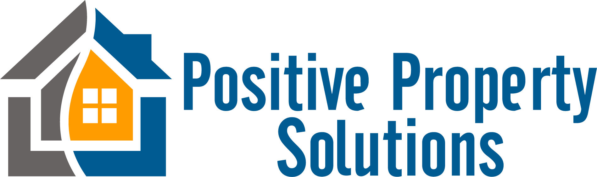 Logo of Positive Property Solutions LLC, featuring a depiction of a house.