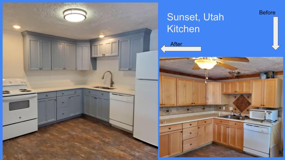 Before and After: A kitchen remodel in Sunset, UT
